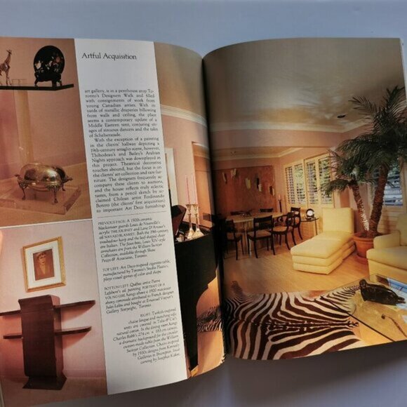 Summer 1986 City & Country Home Magazine Canadian Lifestyle Interior Design Arch - Picture 6 of 6